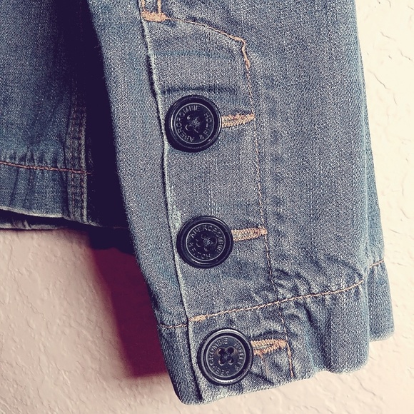 Abercrombie and Fitch Jeans distressed jacket - Picture 6 of 8